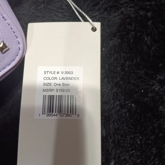 Valentino Orlandi Light Purple Camera Case Bag with Crossbody Strap - Picture 7 of 7